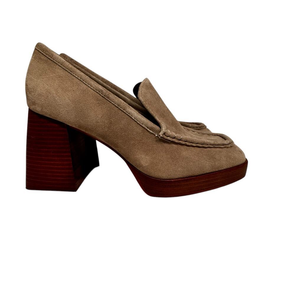 Steve Madden Brown Chunky Heel Loafers